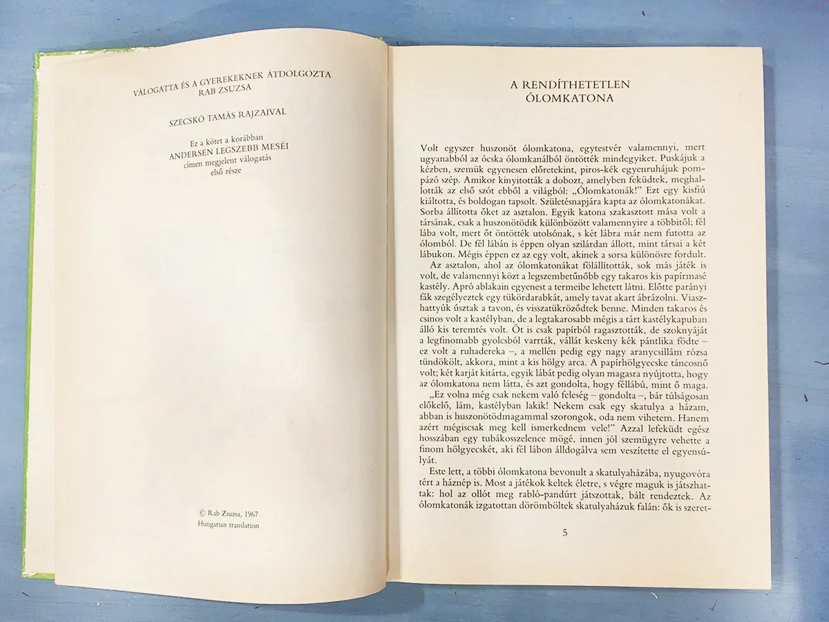 H.C. Andersen: A rendíthetetlen ólomkatona