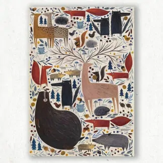 Kürti Andrea: Erdei állatok (500 darabos puzzle)