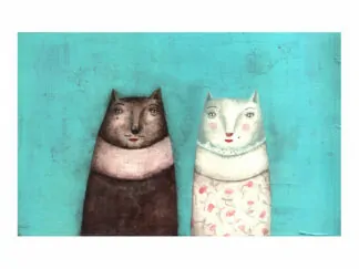 Rofusz Kinga: Macskák (nyomat)